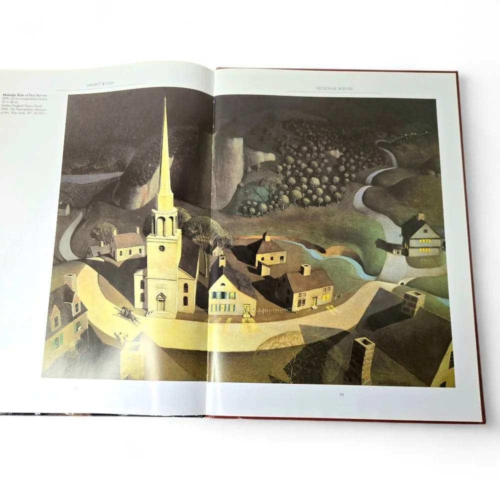 Grant Wood, American Artist coffee Table Book.